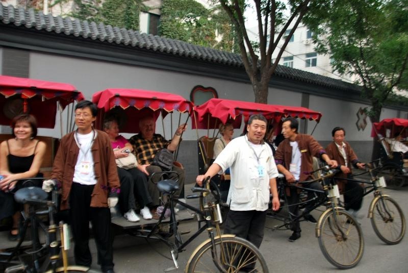 chiny pekin przejazd rikszami po hutongach