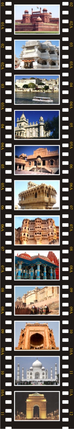 Delhi - Jodhpur - Ranakpur- Udaipur -Ajmer - Pushkar - Jaipur - Fathepur Sikri - Agra -Sikandra - Delhi