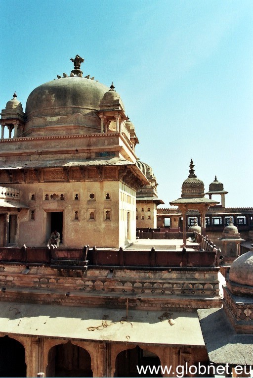orchha Palac dziedziniec orchha Palac dziedziniec