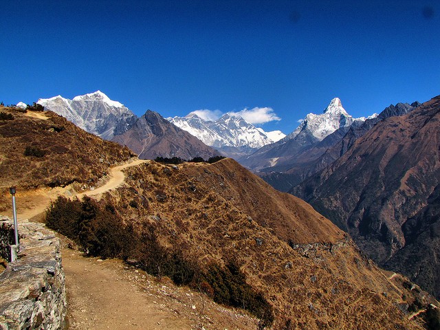 mt_everest_trekking_Namche_Bazaar_widok Nepal