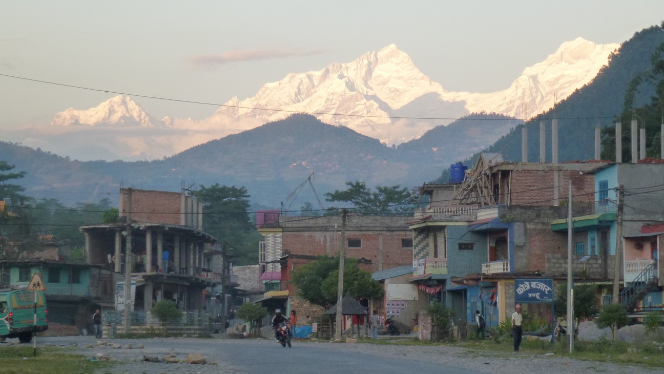 Pokhara - Widok na Annapurna